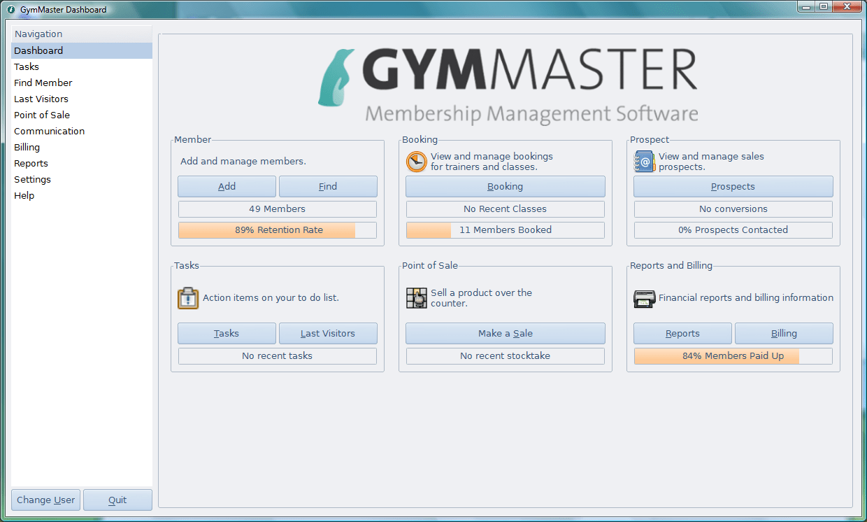 Full GymMaster Lite screenshot
